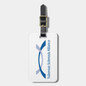 Tuberous硬化の同盟の荷物のラベル ラゲッジタグ (正面縦)