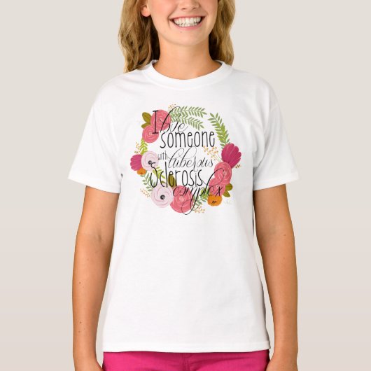 Tuberous硬化の認識度 Tシャツ (正面)