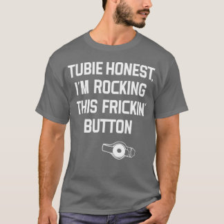 Tubie啓発 ロッキングヒス ボタンデザイン ヴィンテージ tシャツ