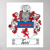 Tucci Family Crest ポスター (正面)