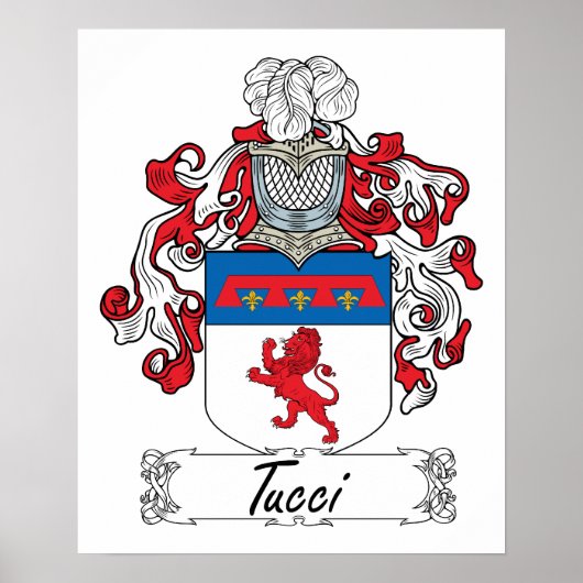 Tucci Family Crest ポスター (正面)