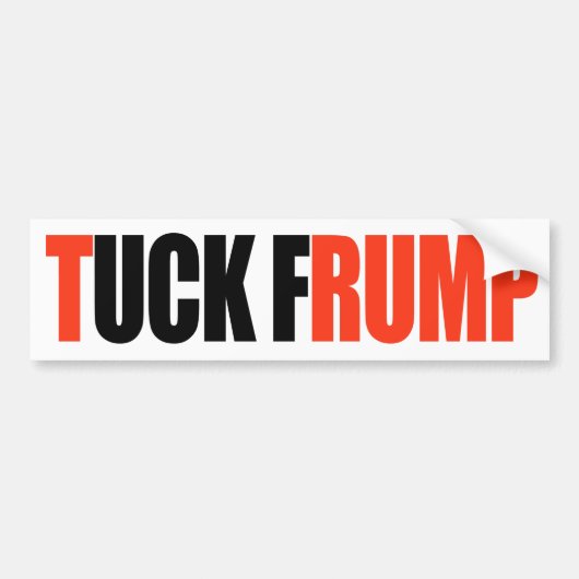 TUCK FRUMP -.png バンパーステッカー (正面)