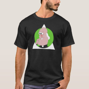 Tuckerの黒いワイシャツ Tシャツ
