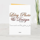 Tuckerトルコの菜食主義の感謝祭カード シーズンカード (裏面)