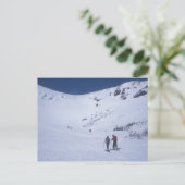 Tuckermanの峡谷の山ワシントン州のSkiiers ポストカード (スタンド正面)