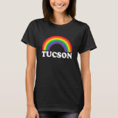 Tucson Rainbow LGBTQ Gay Pride Lesbians Queer Tシャツ (正面)
