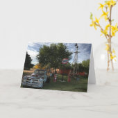 tucumcariのトラックの挨拶状#2 カード (黄色い花)