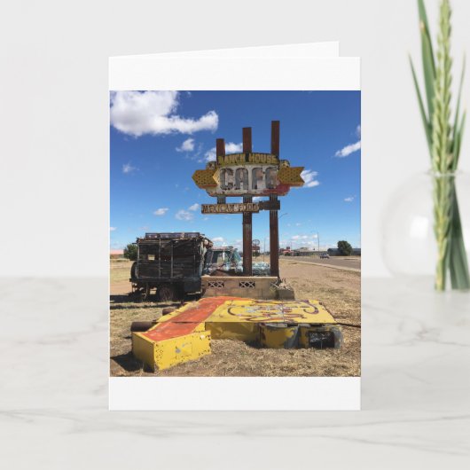 tucumcariカード(中ブランク)の夕食 カード (正面)