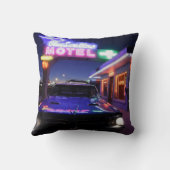 Tucumcari、ニューメキシコ、米国。 ルート66 クッション (裏面)