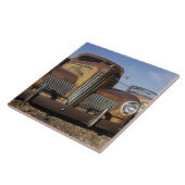 Tucumcari、ニューメキシコ、米国。 ルート66. タイル (側面)