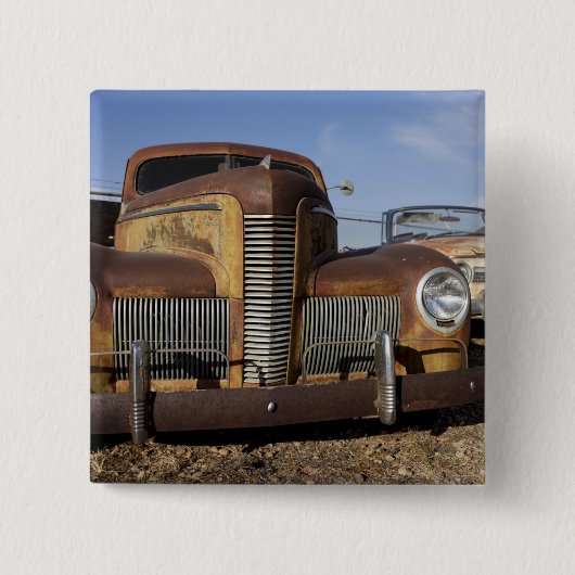 Tucumcari、ニューメキシコ、米国。 ルート66. 缶バッジ (正面)