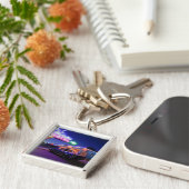 Tucumcari、ニューメキシコ、米国。 ルート66 2 キーホルダー (側面)