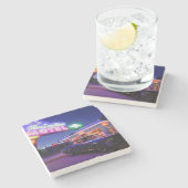 Tucumcari、ニューメキシコ、米国。 ルート66 2 ストーンコースター (横)