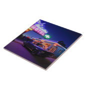 Tucumcari、ニューメキシコ、米国。 ルート66 2 タイル (側面)