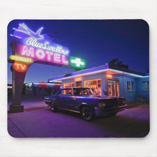 Tucumcari、ニューメキシコ、米国。 ルート66 2 マウスパッド (正面)