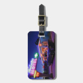 Tucumcari、ニューメキシコ、米国。 ルート66 2 ラゲッジタグ (正面縦)