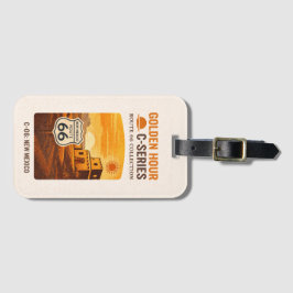 Tucumcari Centennial Adobe Sunset Journey ラゲッジタグ