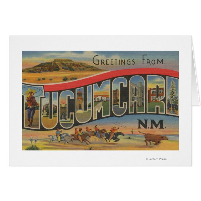 Tucumcari, New Mexico – 大きな文字のシーン (正面横)