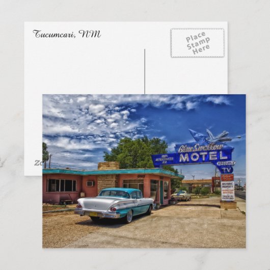 Tucumcari, NM - Rt 66 ポストカード (正面/裏面)