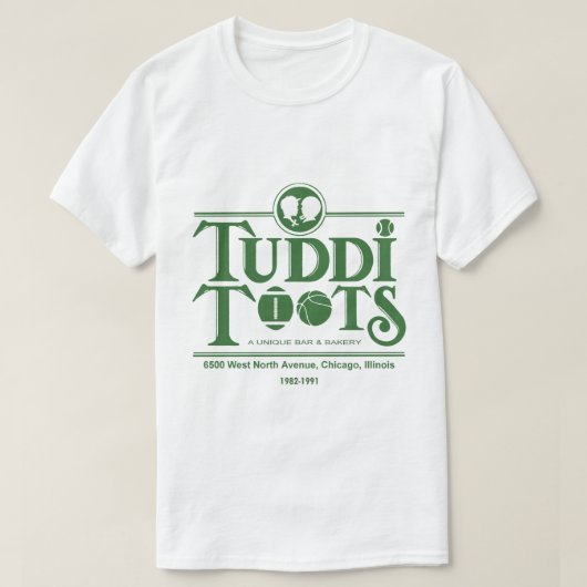 Tuddi Tootsバー&レストラン,シカゴ, IL Tシャツ (デザイン正面)