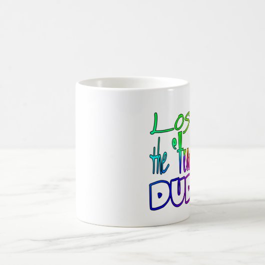 「tude、男のおもしろマグカップを失って下さい コーヒーマグカップ (中央)