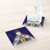 Tudorのエリザベス女王一世の即位 ガラスコースター (アングル)