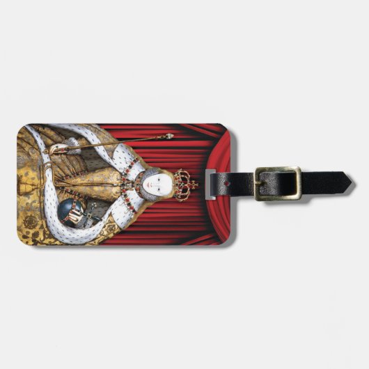 Tudorのエリザベス女王一世の即位 ラゲッジタグ (正面横)