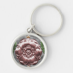 Tudorのバラの鍵Fob キーホルダー