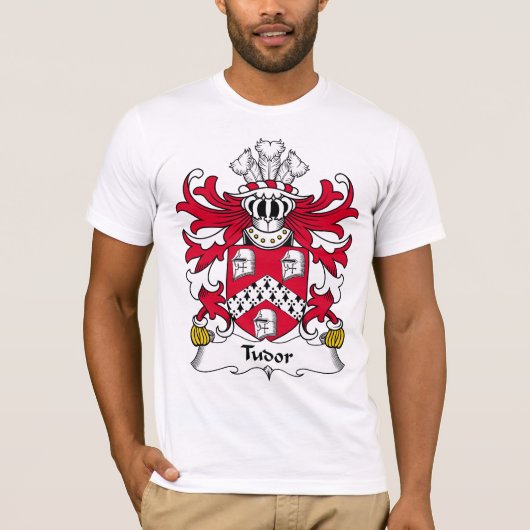 Tudorの家紋 Tシャツ (正面)