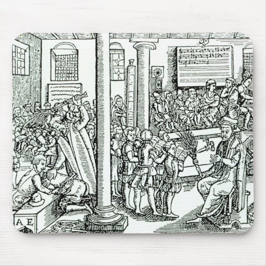 Tudorの時間の教室場面 マウスパッド (正面)