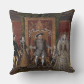 Tudorの連続のアレゴリー: 家族の クッション (裏面)