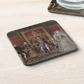 Tudorの連続のアレゴリー: 家族の コースター (左側)