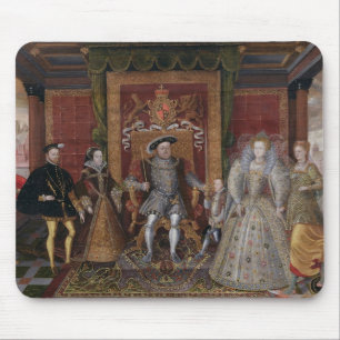 Tudorの連続のアレゴリー: 家族の マウスパッド
