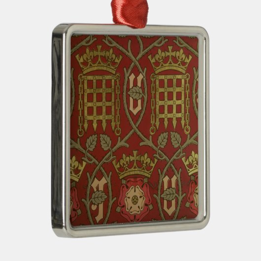 「Tudor」は、Sによって設計されている再生の壁紙上がりました メタルオーナメント (右)
