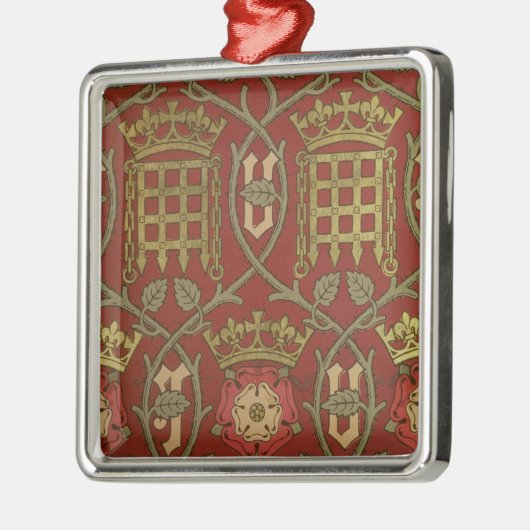 「Tudor」は、Sによって設計されている再生の壁紙上がりました メタルオーナメント (左)