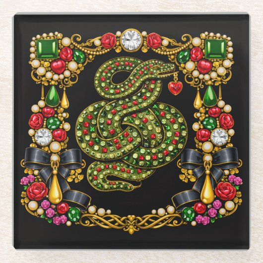 Tudor Inspired Design Scottish Scotland History  ガラスコースター (正面)