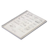 Tudorsの署名の再生および彼等の ノートブック (左側)