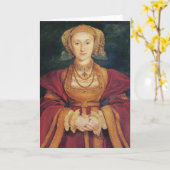 Tudors - Anne of Cleves Greeting Card カード (黄色い花)