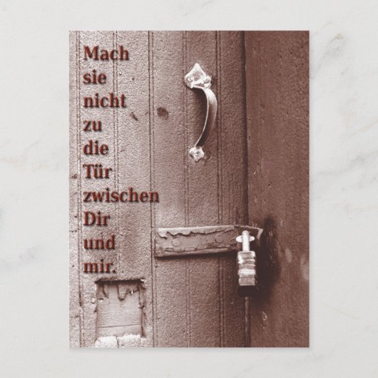 Tuer ポストカード (正面)