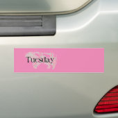 TUESDAY – 小 – ステッカー (車上)