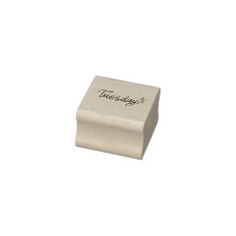 Tuesday Weekday Journal Design ラバースタンプ