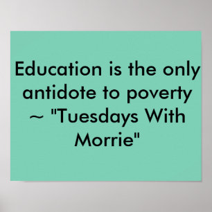Tuesdays With Morrie Quote ポスター