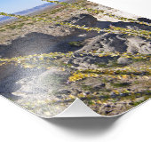 Tuff Canyon & Ocotillo, Big Bend National Park フォトプリント (角)