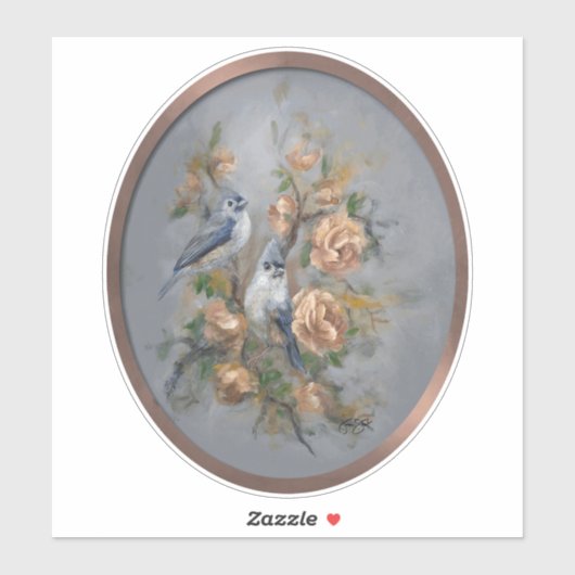 Tufted Titmice シール (シート)