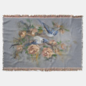 Tufted Titmice スローブランケット (正面)