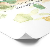 Tufted Titmouse Songbird Leaves Trees ポスター (角)