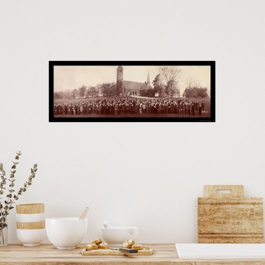 Tufts College Students写真1903 ポスター (キッチン)