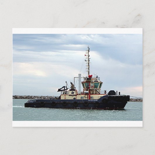Tug boat 2、Port Adelaide、南オーストラリア ポストカード (正面)