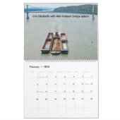 Tug Erin Elizabeth 2026 Calendar カレンダー (2月 2026)