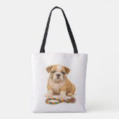 Tug Life – 姿勢とブルドッグアップ トートバッグ (裏面)